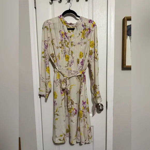 Nanette Lepore Cream Floral Dress - Picture 2 of 8